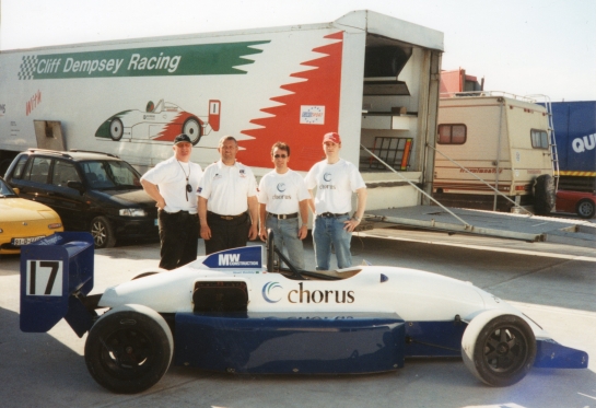 Irish Formula Europa Win with Cliff Dempsey Racing - Mondello Park 2001